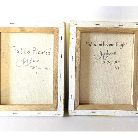 Pablo Picasso Vincent Van Gogh Portrait Paintings Zombie Abstract Impressionism - Picture 5 of 7